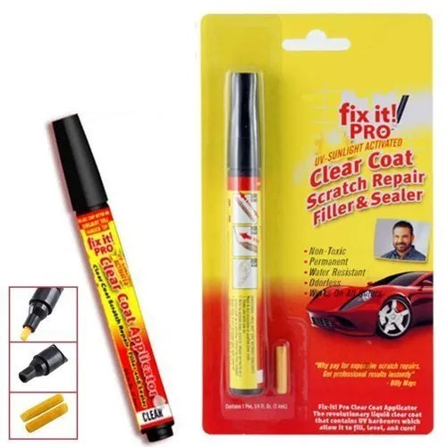 Happyclick Fix It Pro Scratch Remover Pen
Scratch remover pen for car
Motorbike scratch repair pen
Fix It Pro scratch remover
Car scratch repair pen
Scratch remover for vehicle paint
Car and motorbike scratch pen
Fix It Pro scratch repair
Touch-up pen for car scratches
Quick scratch repair pen for vehicles
