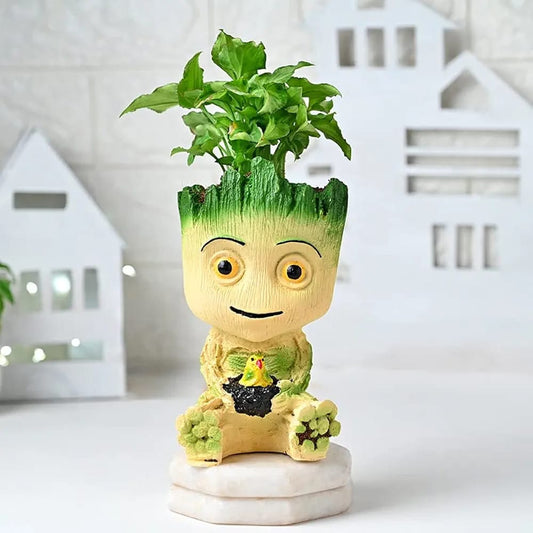 Groot Flower Pot Planter
Cute Groot Resin Planter
Avenger Groot Decorative Gardening Pot
Tabletop Groot Planter for Succulents
Handcrafted Groot Flower Pot for Living Room
Marvel Themed Plant Pot for Home Decor
Groot Shaped Mini Planter for Plants
Resin Planter with Groot Design