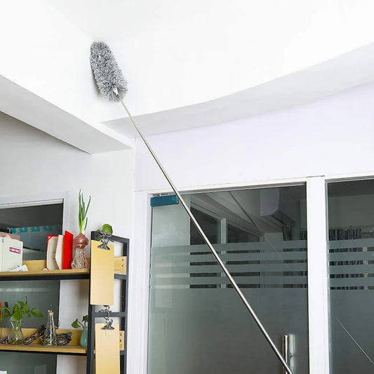 Microfiber duster with telescoping handle

Extendable feather duster 100 inches

Telescopic dusting pole

Ceiling fan duster

Long reach microfiber duster

Washable duster for cleaning

Bendable dusting tool

Reusable microfiber cleaning duster

Duster for high ceilings

Home cleaning extendable duster