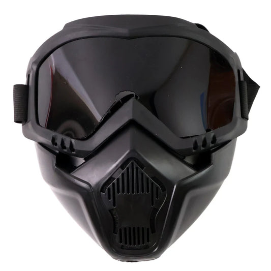 Motorcycle goggles with mask

Off-road helmet goggles

Windproof bike riding glasses

Motocross goggles with face protection

ATV goggles with detachable mask

Dirt bike goggles for men

Windproof motorcycle eyewear

Outdoor sports riding goggles

Anti-fog biking goggles

Protective goggles for helmet