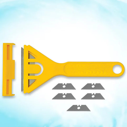 Plastic scraper cutter

Multipurpose scraper with blades

Scraper for glass and tiles

Sticker remover scraper

Kitchen cleaning tool

Blade scraper for home

Adhesive remover scraper

Scraper with replaceable blades

Cleaning scraper cutter

Plastic blade scraper tool