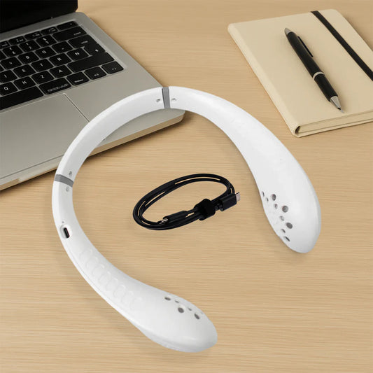 USB neck fan

Portable neck fan

Wearable fan with 3 speeds

Headphone style fan

Rechargeable personal fan

Neckband cooling fan

Hands-free fan

Mini USB fan for travel

Bladeless neck fan

BreezeWear wearable fan