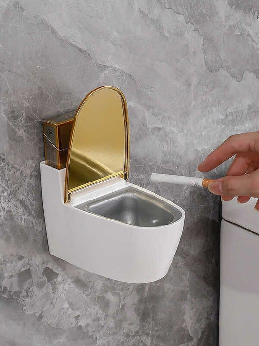 Self Adhesive Ashtray, Toilet Seat Ashtray, Bathroom Ashtray, Self Stick Ashtray, Portable Ashtray, Hygiene Ashtray, Smoking Ashtray, Toilet Accessory, No Drill Ashtray, Compact Ashtray



