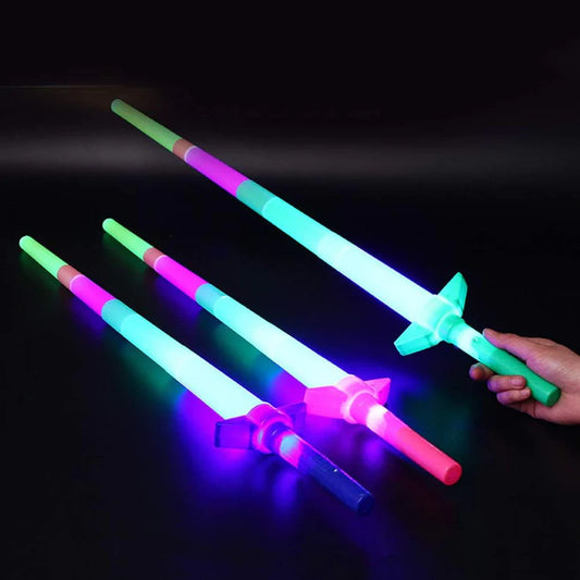 LED light-up sword

Glow in the dark sword toy

Flashing sword for kids

Light sword with sound effects

Toy sword with LED lights

Kids glowing sword

Light-up cosplay sword

Flashing light toy weapon

Sword toy for night play

Light saber style toy