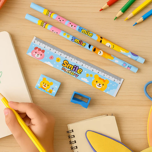 Wooden pencil set

5 pc pencil set

School supplies for kids

Stationery set for students

Eco-friendly pencils

Drawing pencils for kids

Writing pencils for school

Return gift pencil set

Kids pencil gift box

Smooth writing pencils

