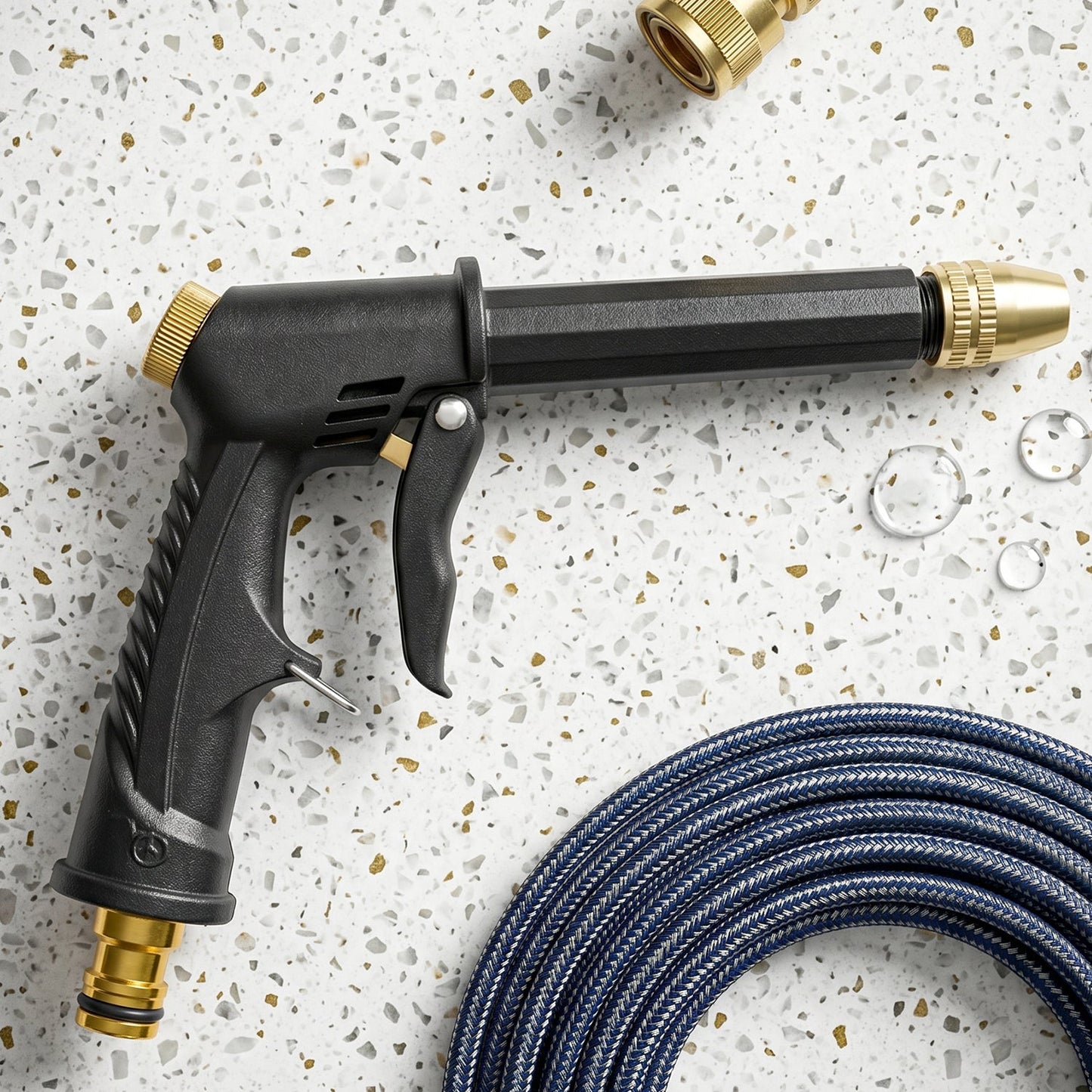 Water spray gun white bg