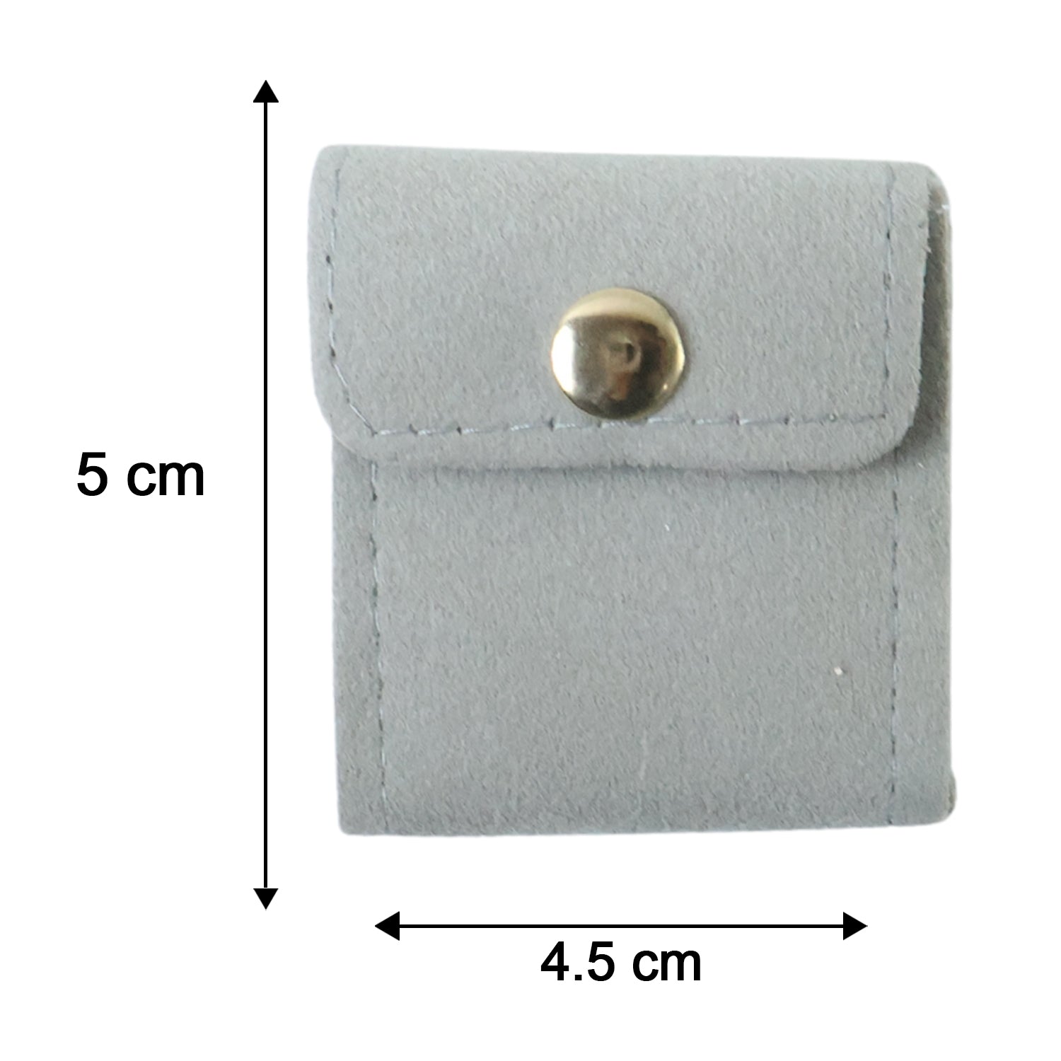 Portable jewellery storage pouch with zip pockets for travel
