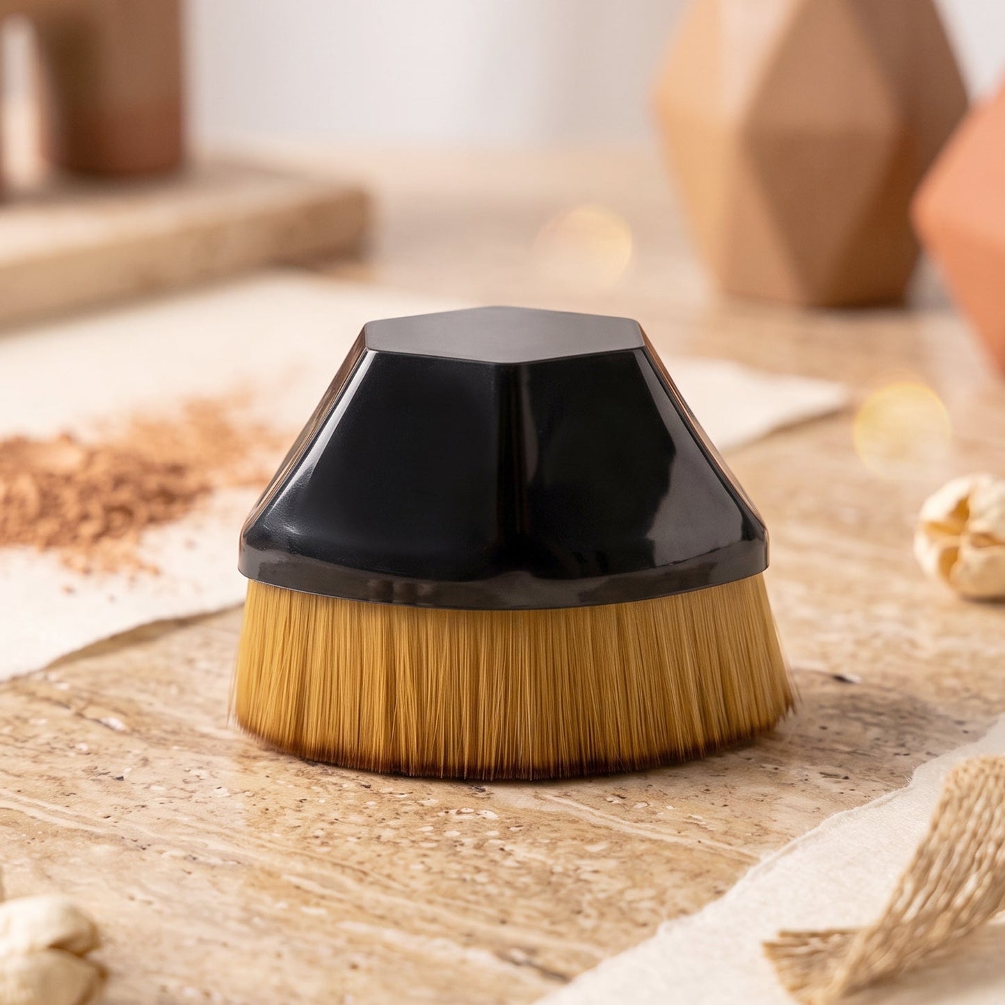 Foundation Makeup Brush – Soft Bristles & Portable Case | BeautyBare (B Grade)