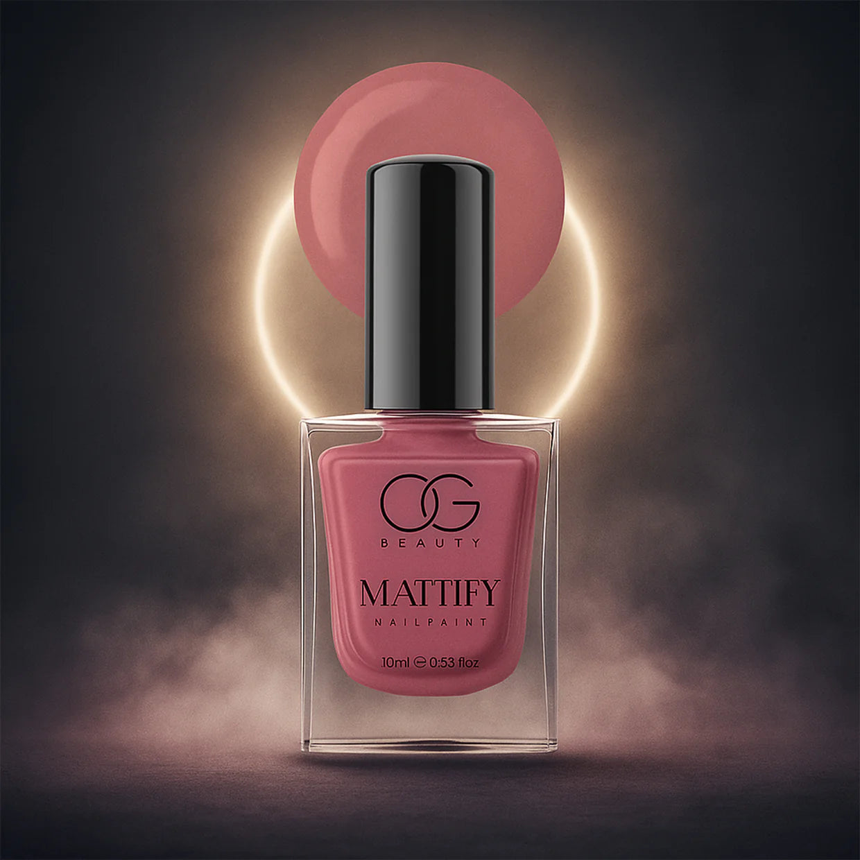 Happyclick OG Beauty Perfect Pink Mattify Nail Paint (10 ML / 1 Pc) - HappyClick