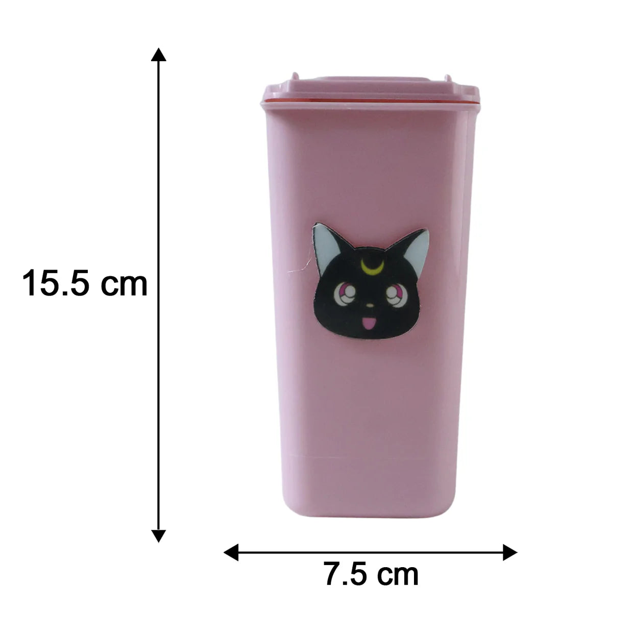 HappyClick Creative Mini Trash Can Shape Pen Stand with Lid (1 Pc)