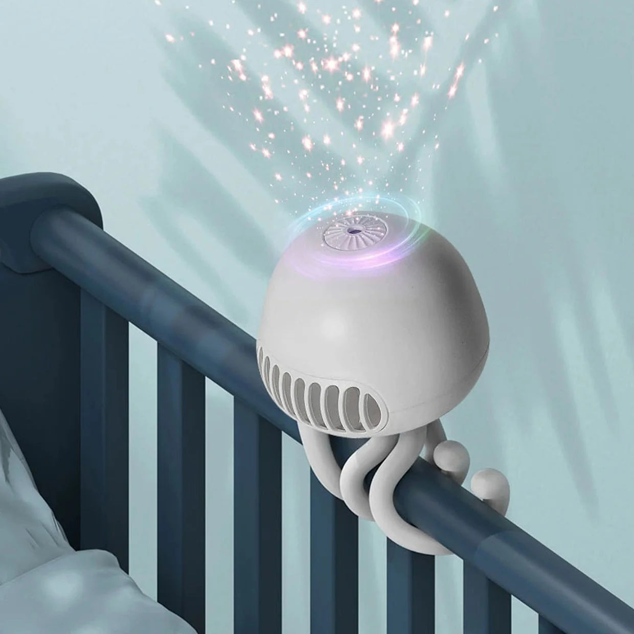 Happyclick Rechargeable Handheld Mini Projector Fan (1 Pc) - HappyClick