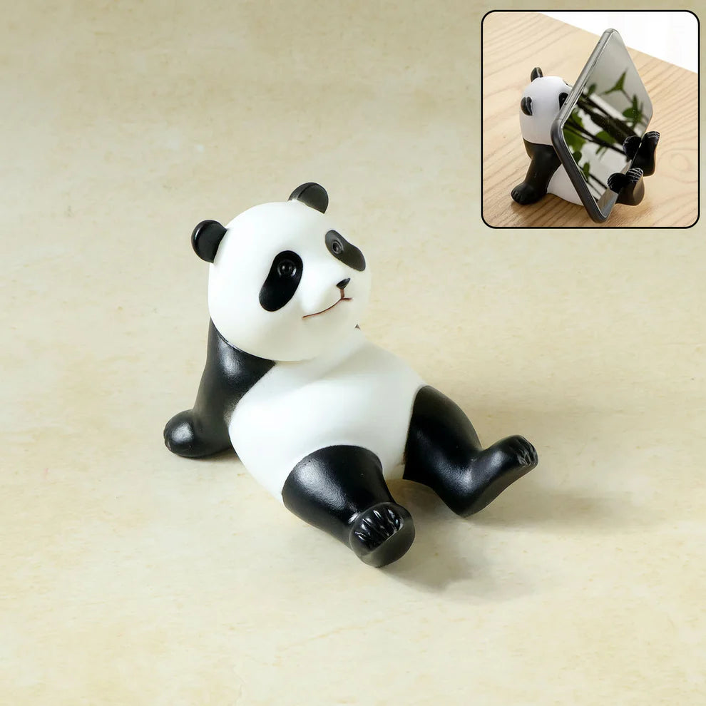 HappyClick Panda Mobile Phone Stand Holder – Cute & Stable Desk Accessory
