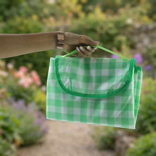 Happyclick Foldable Picnic Mat with Carry Handle (1 Pc, 144x93 Cm)