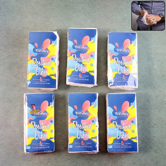 Happyclick Premium 6-in-1 Soft Pocket Tissue Pack (60 Sheet) - HappyClick
