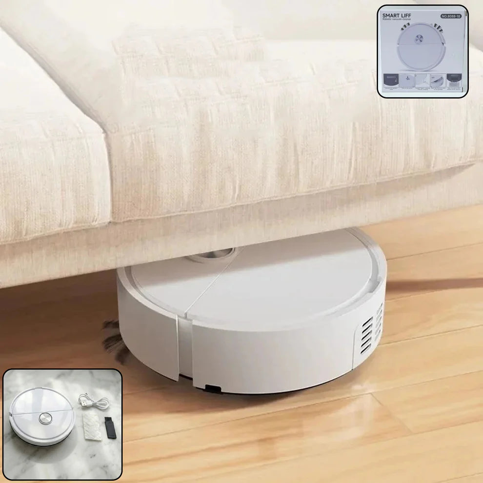 Happyclick Robotic Vacuum Cleaner with Mopping Function (1 PC) - HappyClick