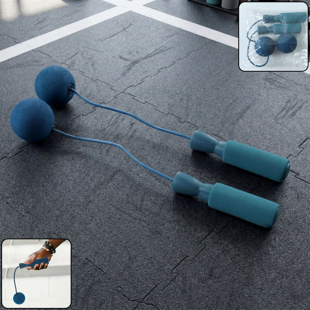 Happyclick Fitness Wrist Ball Exercise Tool with Handle Grip (2 Pc)