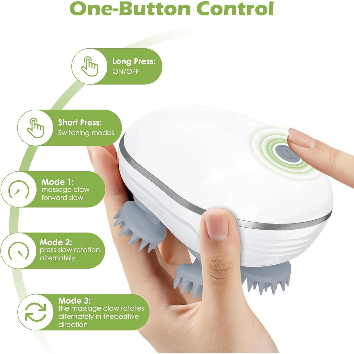 Happyclick Smart Electric Scalp Massager (1 Pc)