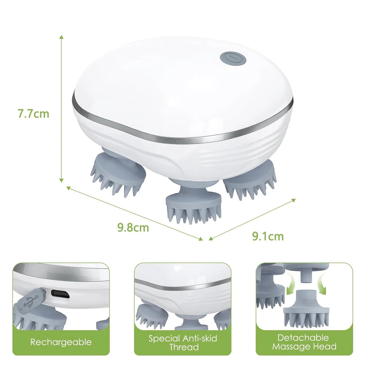 Happyclick Smart Electric Scalp Massager (1 Pc)