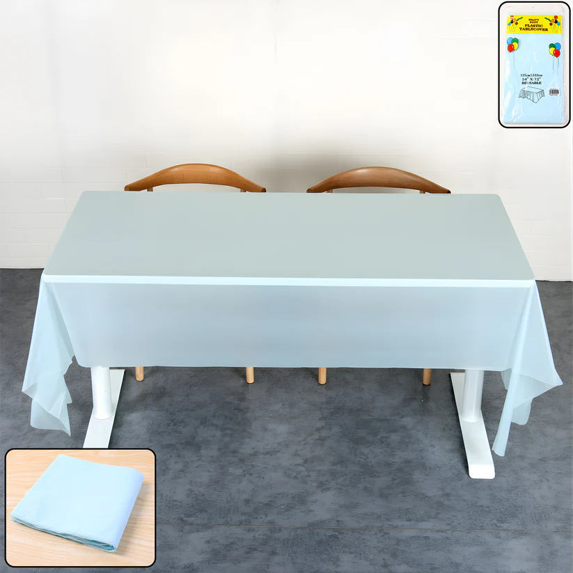 Happyclick Waterproof Disposable Plastic Table Cover 137 × 183 cm - HappyClick