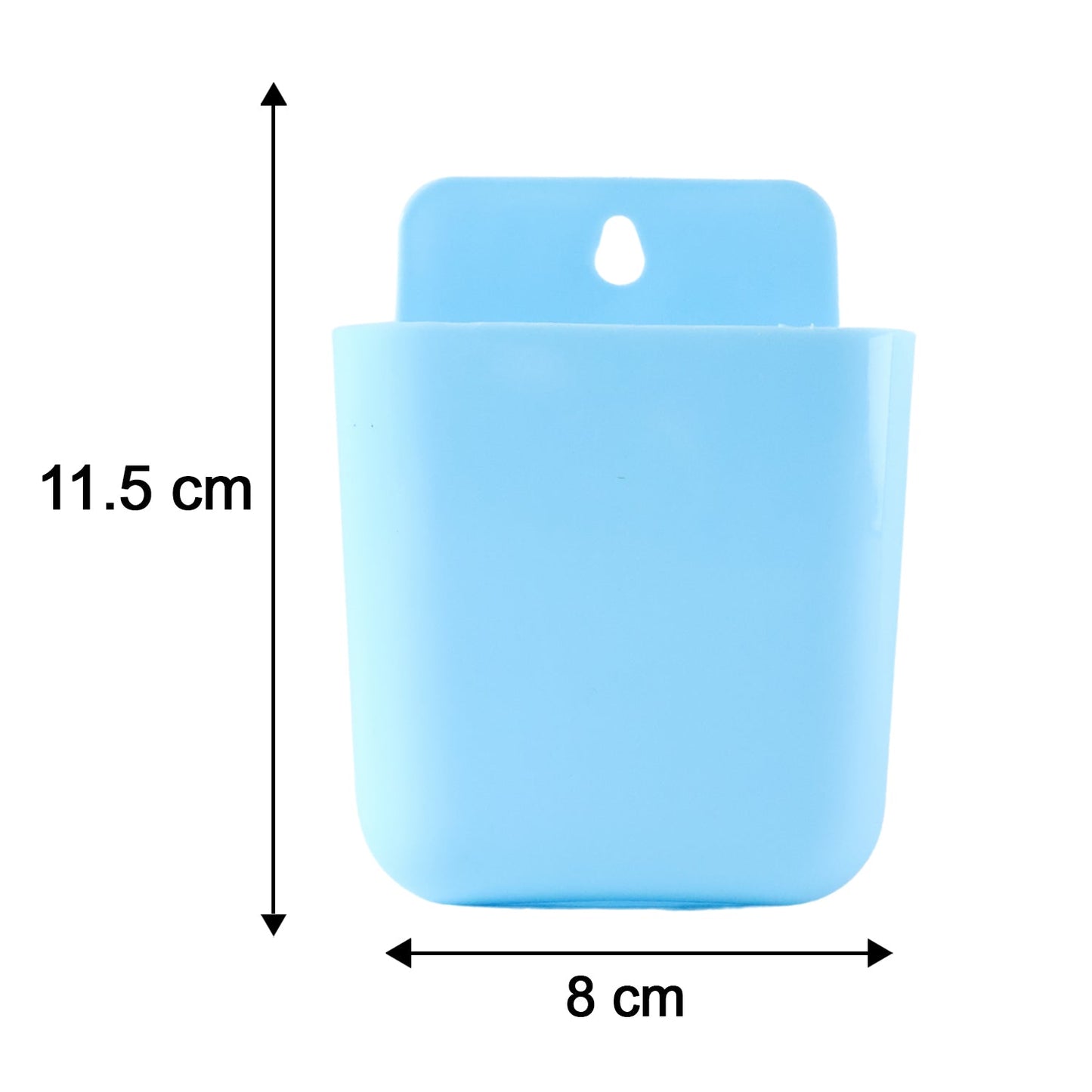 Wall Mounted Storage Pocket – Durable Plastic Organizer for Home