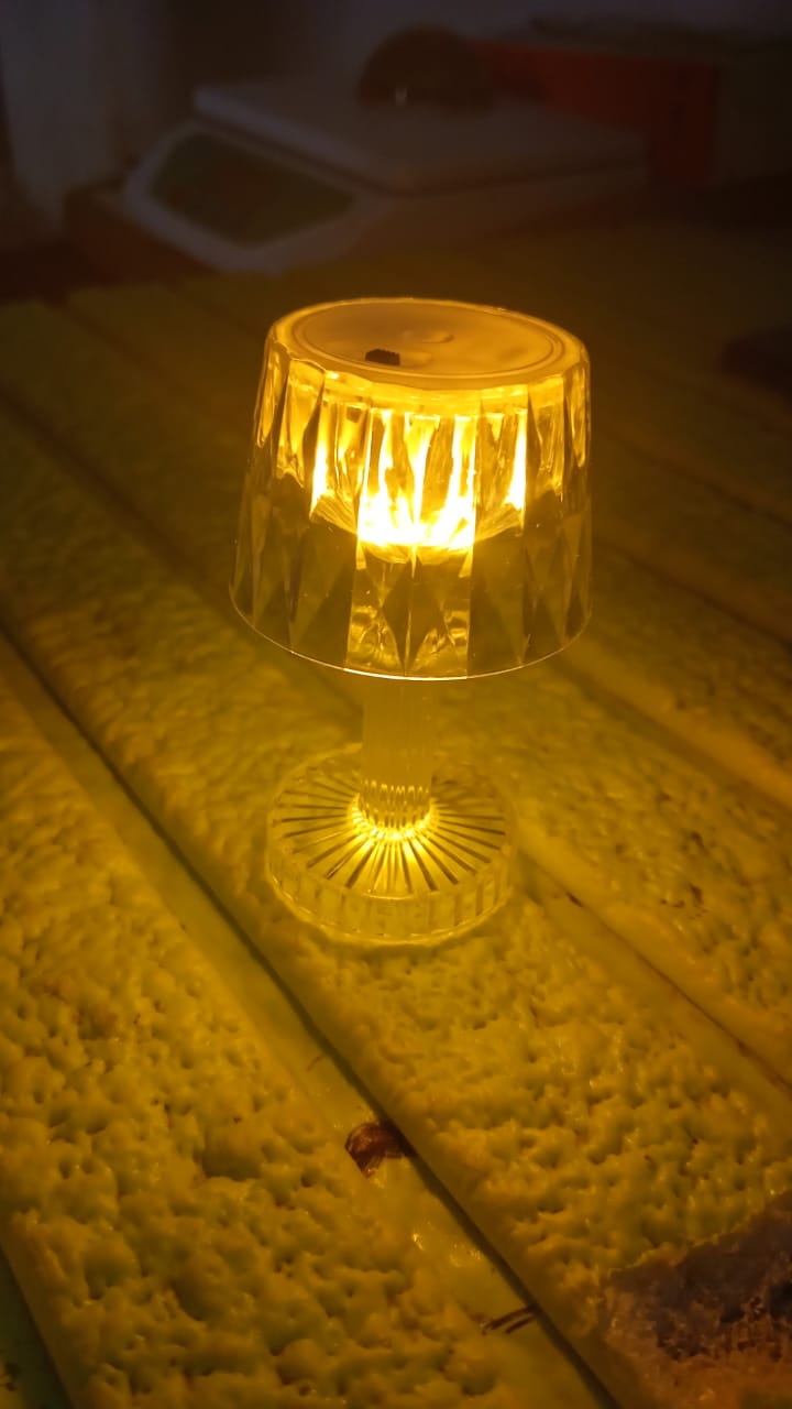 Battery operated LED candle lamp portable and lightweight for gifting