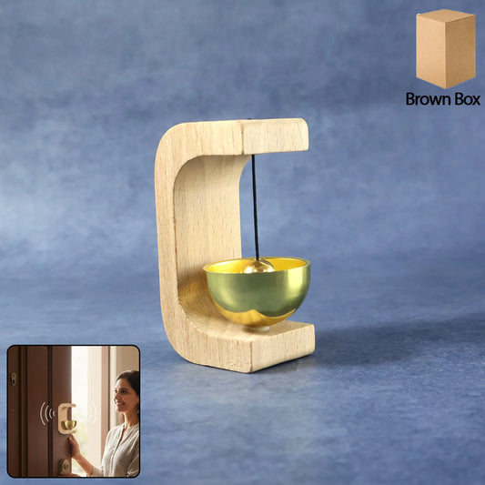 Happyclick Zen Bell for Meditation with Wooden Stand (1 Pc) - HappyClick