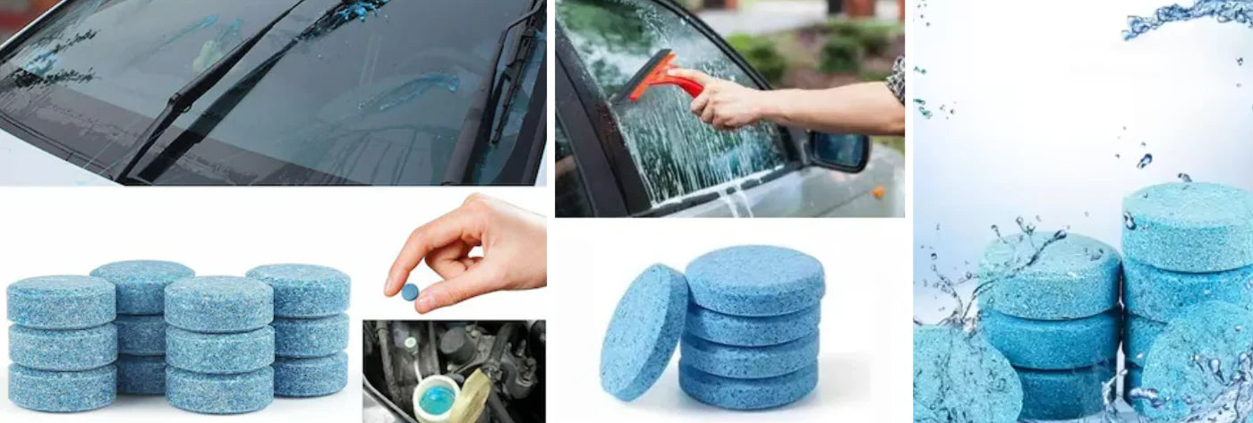 Happyclick Car Wiper Detergent Effervescent Tablets Washer - HappyClick