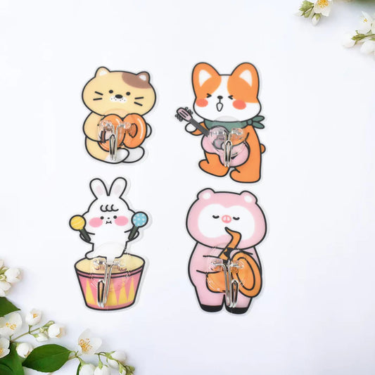 Cartoon Shaped Wall Hooks
Self Adhesive Wall Hooks
Cute Cartoon Hooks for Kids
Colorful Adhesive Hooks Set
Decorative Wall Hooks for Kids’ Room
Non-Damaging Wall Hooks
Easy Install Self Adhesive Hooks
