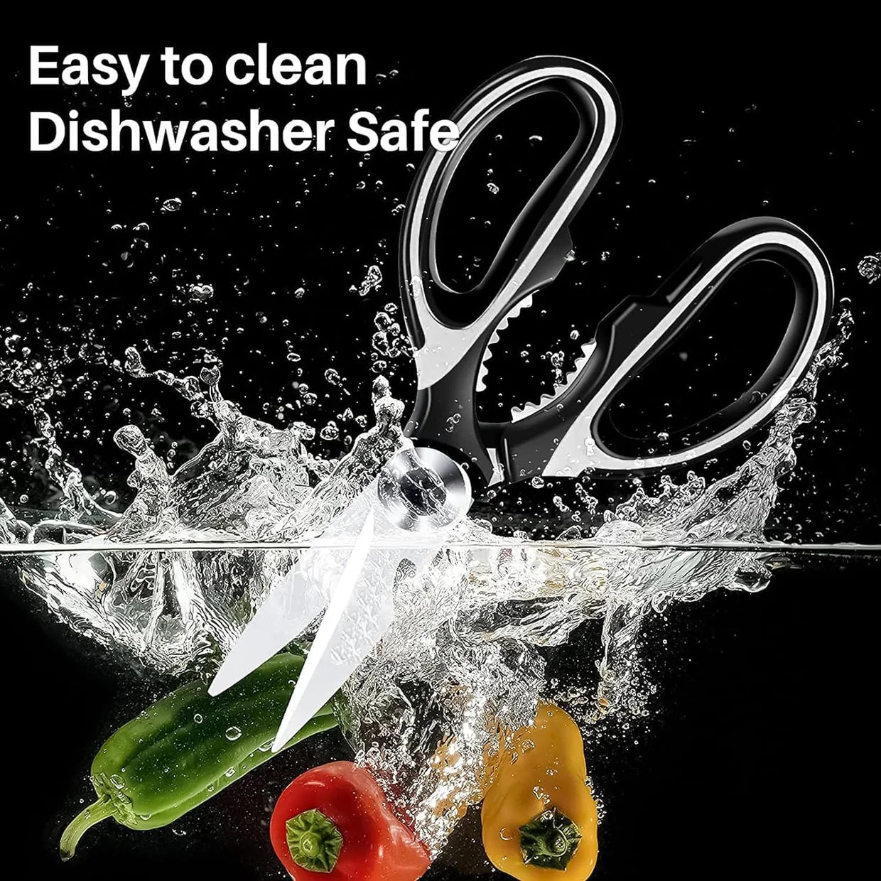 Happyclick 3-in-1 Multi-Function Kitchen Tool Veggies, Fruit, Cheese & Meat with Bottle Opener
