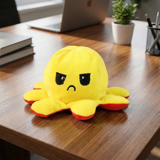Happyclick Reversible Octopus Mini Plush Toy (1 Pc) - HappyClick