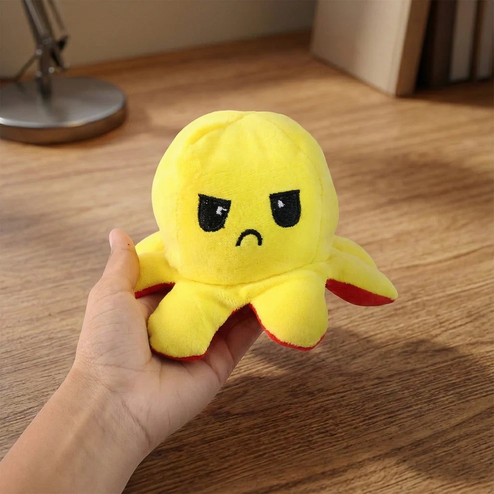Happyclick Reversible Octopus Mini Plush Toy (1 Pc) - HappyClick