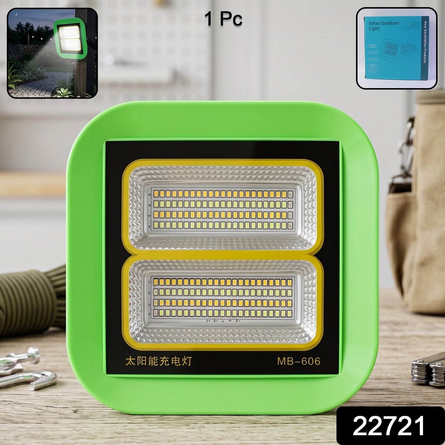 Solar emergency light pack