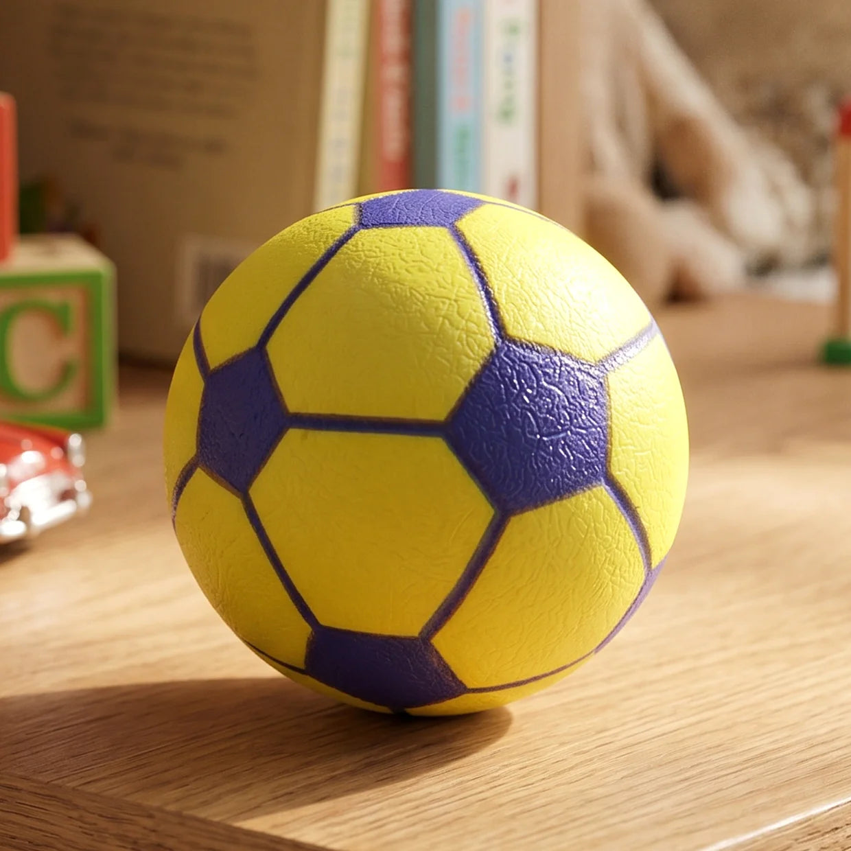 Happyclick Mini Rubber Football Design Stress Ball (1 Pc)